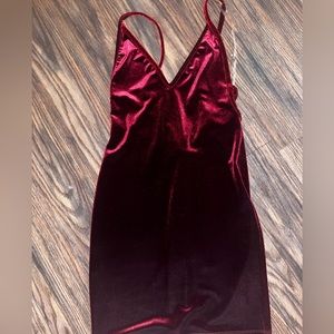 Velvet Material Dress